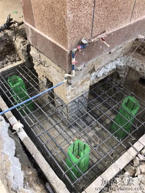 房屋加固施工現(xiàn)場